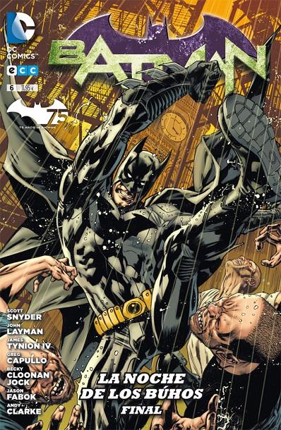 BATMAN REEDICION TRIMESTRAL Nº06 LA NOCHE DE LOS BUHOS FINAL [RUSTICA] |  TYNION IV, JAMES / SNYDER, SCOTT | Akira Comics - libreria donde comprar  comics, juegos y libros online