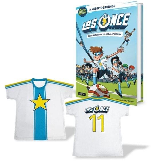 ONCE, LOS Nº1: EL DELANTERO QUE VOLABA AL ATARDECER (CAMISETA EURO 24 DE REGALO) [RUSTICA] | SANTIAGO, ROBERTO / SANTOS MOLINA, EDUARDO DE LOS | Akira Comics  - libreria donde comprar comics, juegos y libros online