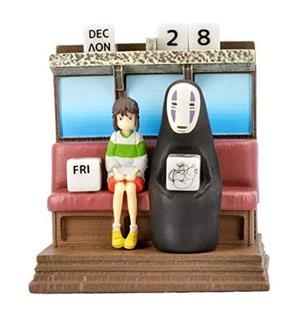 VIAJE DE CHIHIRO ESTATUA, EL: THREE-WHEELER DIORAMA / CALENDARIO TAKE UNABARA TRAIN (RESINA) 11 CM [CAJA] | Akira Comics  - libreria donde comprar comics, juegos y libros online