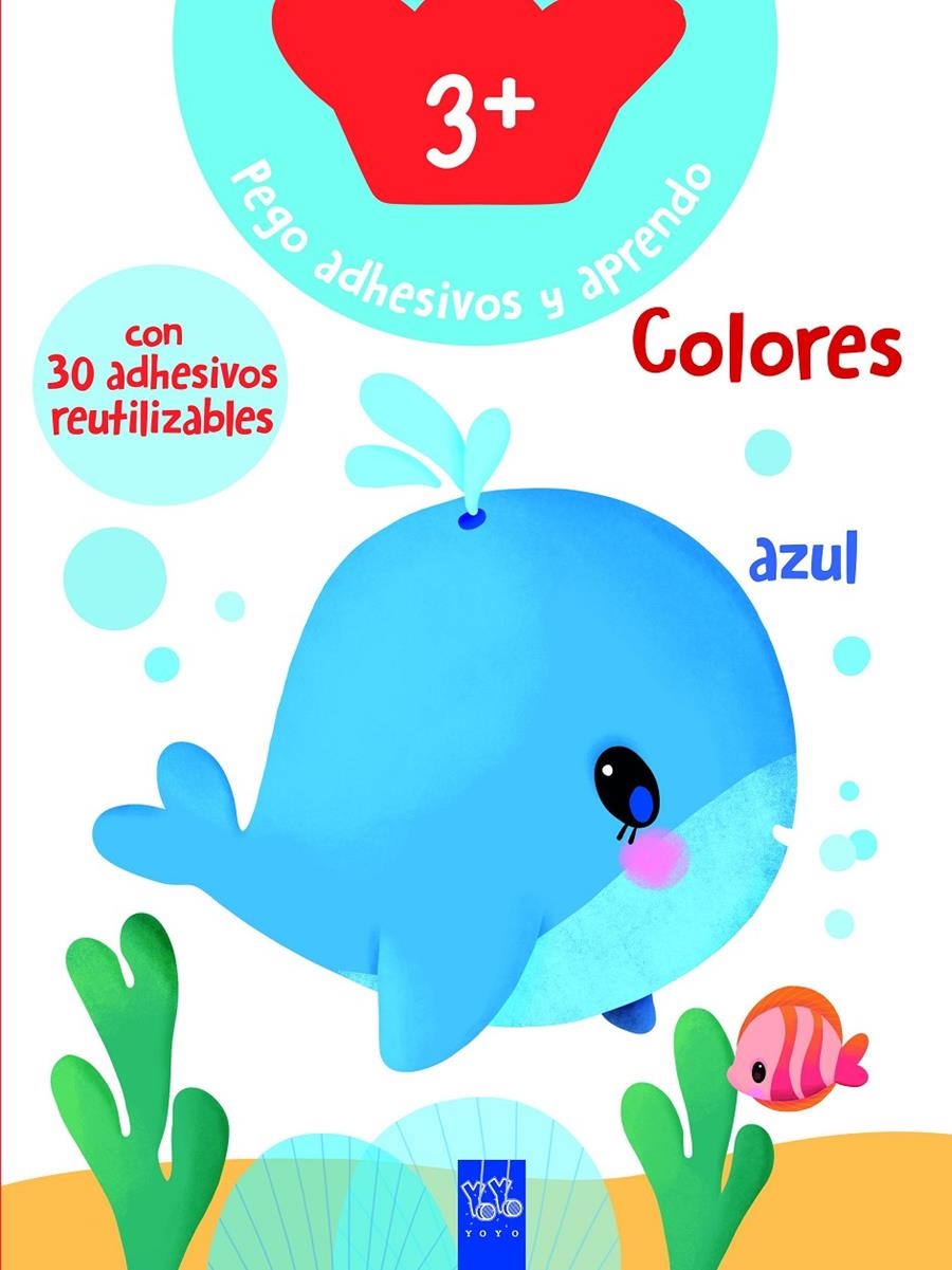 PEGO ADHESIVOS Y APRENDO: COLORES +3 [RUSTICA] | Akira Comics  - libreria donde comprar comics, juegos y libros online