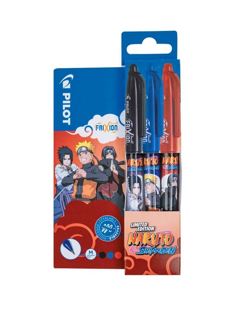 NARUTO SHIPPUDEN: TRES BOLIGRAFOS BOLA DE RODILLO FRIXION BALL NARUTO LE 0.7 (LIMITED EDITION) | Akira Comics  - libreria donde comprar comics, juegos y libros online