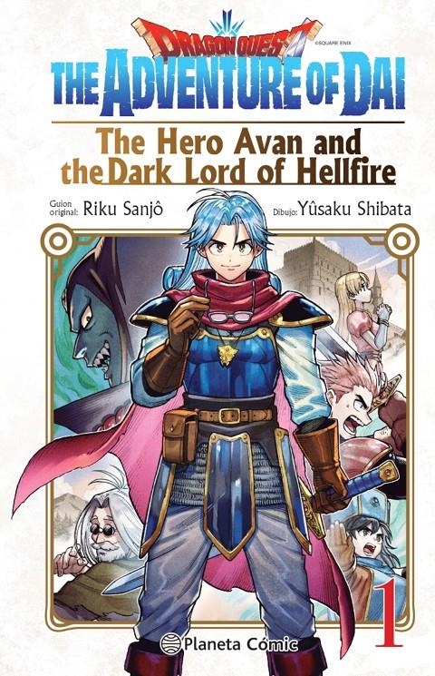 DRAGON QUEST ADVENTURE OF DAI: THE HERO AVAN AND THE DARK LORD OF HELLFIRE Nº01 [RUSTICA] | SANJO, RIKU / SHIBATA, YUSAKU | Akira Comics  - libreria donde comprar comics, juegos y libros online