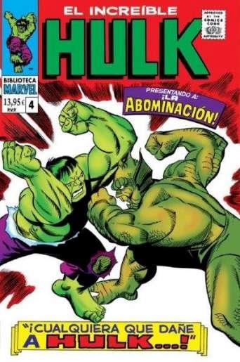 BIBLIOTECA MARVEL: EL INCREIBLE HULK Nº04 (1966-1967 / 82-92 USA) [RUSTICA] | LEE / BUSCEMA | Akira Comics  - libreria donde comprar comics, juegos y libros online