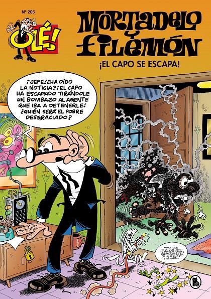 OLE MORTADELO Nº205: ¡EL CAPO SE ESCAPA! [RUSTICA] | IBAÑEZ, FRANCISCO | Akira Comics  - libreria donde comprar comics, juegos y libros online