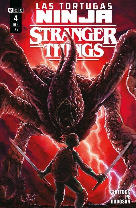 TORTUGAS NINJA / STRANGER THINGS Nº04 (4 DE 4) [GRAPA] | CHITTOCK, CAMERON | Akira Comics  - libreria donde comprar comics, juegos y libros online