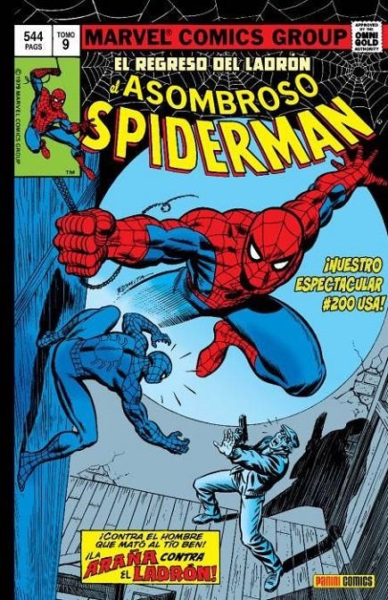 ASOMBROSO SPIDERMAN VOLUMEN 09 EL REGRESO DEL LADRON (182-202 USA) MARVEL GOLD [CARTONE] | Akira Comics  - libreria donde comprar comics, juegos y libros online