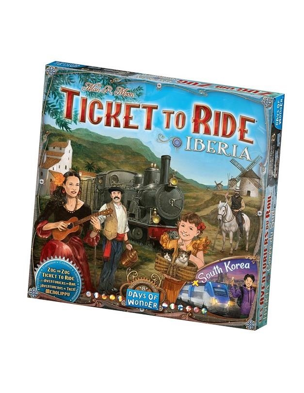 AVENTUREROS AL TREN: IBERIA + COREA DEL SUR (TICKET TO RIDE) [EXPANSION] | Akira Comics  - libreria donde comprar comics, juegos y libros online