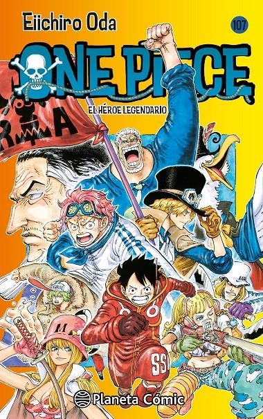 ONE PIECE Nº107: EL HEROE LEGENDARIO [RUSTICA] | ODA, EIICHIRO | Akira Comics  - libreria donde comprar comics, juegos y libros online