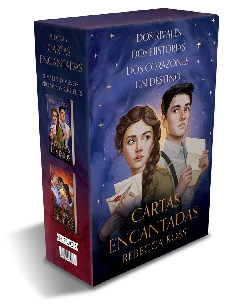 ESTUCHE BILOGIA CARTAS ENCANTADAS: RIVALES DIVINOS Y PROMESAS CRUELES [RUSTICA] | ROSS, REBECCA | Akira Comics  - libreria donde comprar comics, juegos y libros online