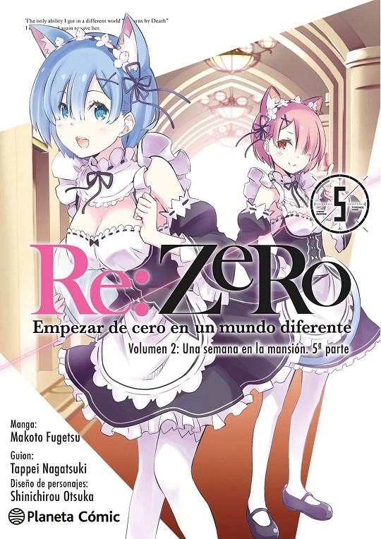 RE:ZERO (VOLUMEN 2): UNA SEMANA EN LA MANSION PARTE 5 (MANGA) [RUSTICA] | NAGATSUKI, TAPPEI | Akira Comics  - libreria donde comprar comics, juegos y libros online