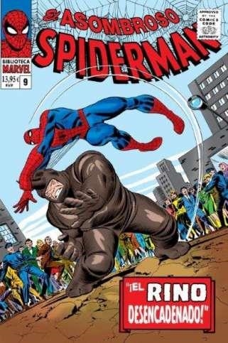 BIBLIOTECA MARVEL: ASOMBROSO SPIDERMAN Nº09 (1966-67 / 41-45 USA) [RUSTICA] | LEE, STAN / ROMITA SR., JOHN | Akira Comics  - libreria donde comprar comics, juegos y libros online