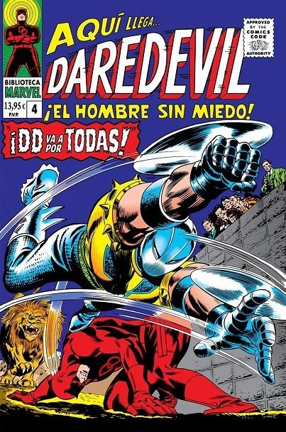 BIBLIOTECA MARVEL: DAREDEVIL Nº04 (1966-67 / 19-24 USA) [RUSTICA] | Akira Comics  - libreria donde comprar comics, juegos y libros online