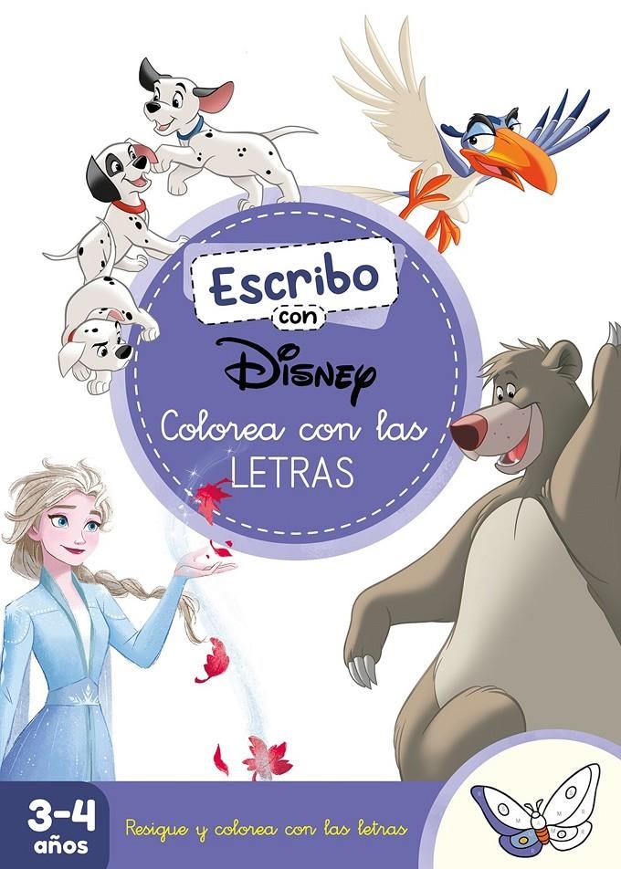 ESCRIBO CON DISNEY: COLOREA CON LAS LETRAS [RUSTICA] | Akira Comics  - libreria donde comprar comics, juegos y libros online