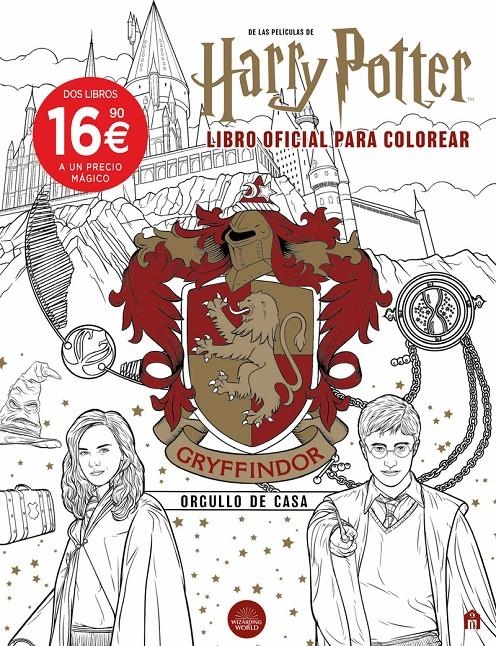 HARRY POTTER: LIBRO PARA COLOREAR (PACK GRYFFINDOR Y SLYTHERIN) [RUSTICA] | Akira Comics  - libreria donde comprar comics, juegos y libros online