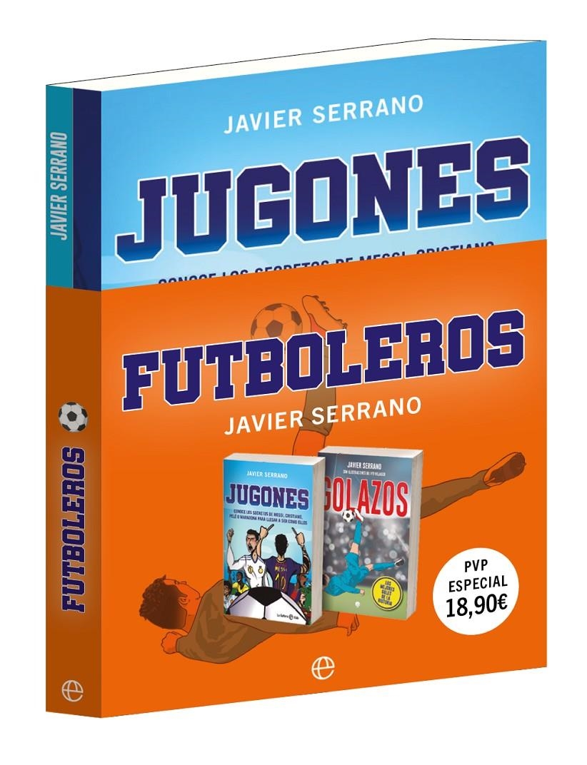 FUTBOLEROS (PACK INCLUYE JUGONES Y GOLAZOS) [RUSTICA] | SERRANO, JAVIER | Akira Comics  - libreria donde comprar comics, juegos y libros online