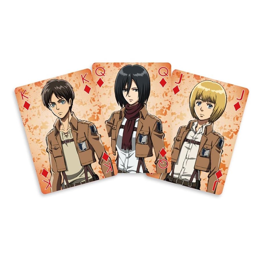 ATTACK ON TITAN: BARAJA DE NAIPES [CAJA] | Akira Comics  - libreria donde comprar comics, juegos y libros online