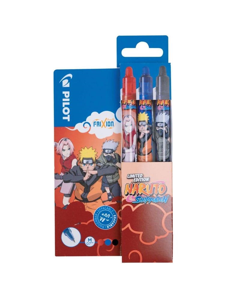 NARUTO SHIPPUDEN: TRES BOLIBRAFOS FRIXION CLICKER NARUTO LIMITED EDITION LE 0.7 [CAJA] | Akira Comics  - libreria donde comprar comics, juegos y libros online