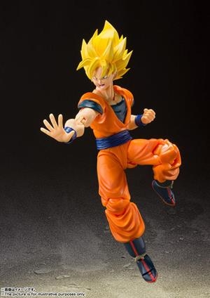 DRAGONBALL Z: FIGURA SUPER SAIYAN FULL POWER SON GOKU (S.H. FIGUARTS) 14 CM PVC [CAJA] | Akira Comics  - libreria donde comprar comics, juegos y libros online