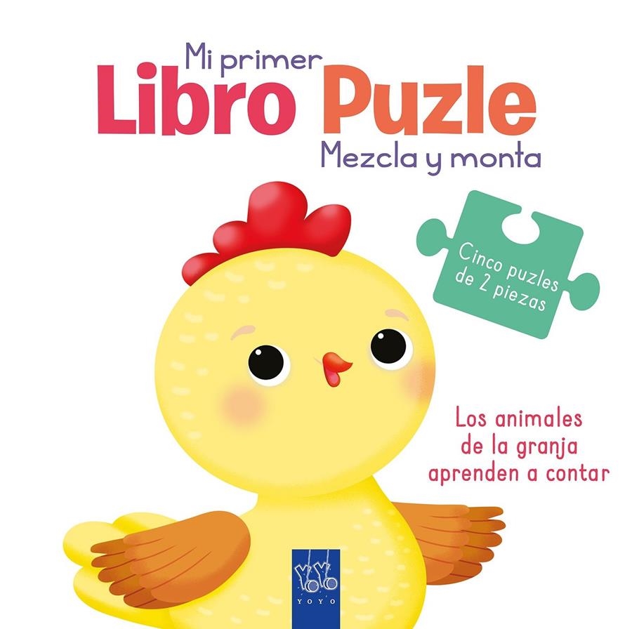 MI PRIMER LIBRO PUZLE: LOS ANIMALES DE LA GRANJA APRENDEN A CONTAR [CARTONE] | Akira Comics  - libreria donde comprar comics, juegos y libros online