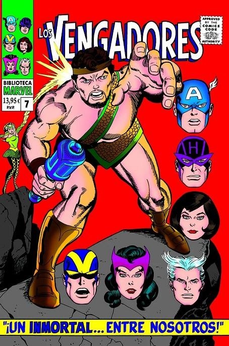 BIBLIOTECA MARVEL: LOS VENGADORES VOL.07 (1967 / 37-42 USA) [RUSTICA] | Akira Comics  - libreria donde comprar comics, juegos y libros online