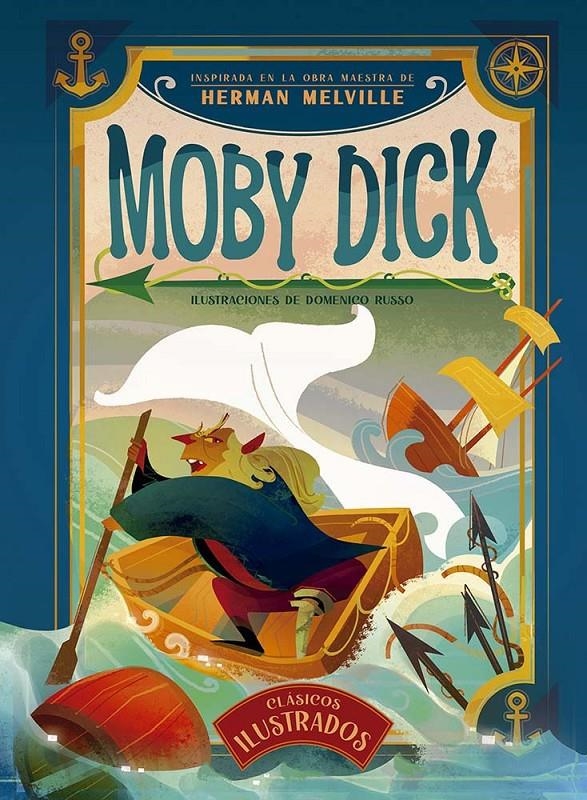 MOBY DICK [CARTONE] | MELVILLE, HERMAN / RUSSO, DOMENICO | Akira Comics  - libreria donde comprar comics, juegos y libros online