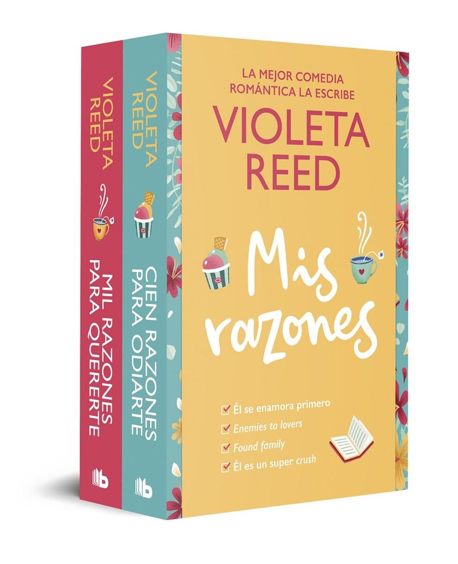 MIS RAZONES (PACK CON CIEN RAZONES PARA ODIARTE Y MIL RAZONES PARA QUERERTE) [BOLSILLO] | REED, VIOLETA | Akira Comics  - libreria donde comprar comics, juegos y libros online