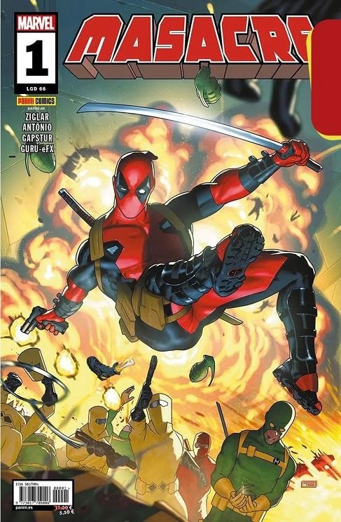 MASACRE (DEADPOOL) Nº66 / 01 [RUSTICA] | Akira Comics  - libreria donde comprar comics, juegos y libros online