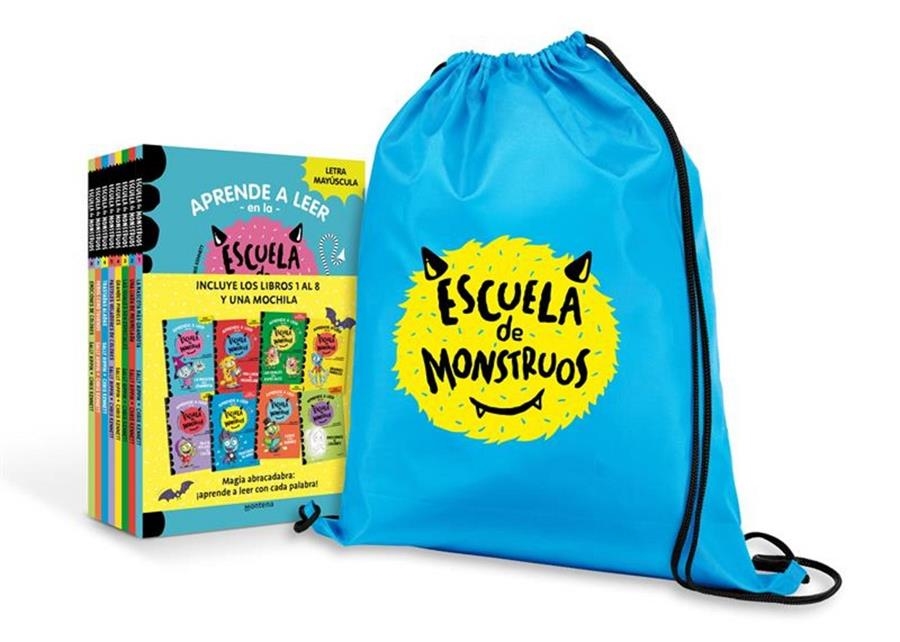 APRENDE A LEER EN LA ESCUELA DE MONSTRUOS (PACK CON LOS LIBROS 1-8) INCLUYE MOCHILA DE REGALO [RUSTICA] | RIPPIN, SALLY / BENEGAS, MAR | Akira Comics  - libreria donde comprar comics, juegos y libros online