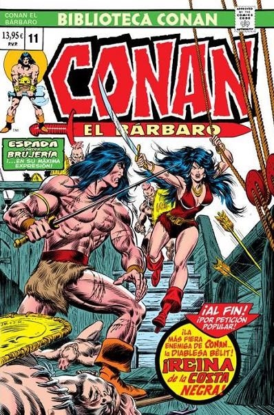 BIBLIOTECA MARVEL: CONAN EL BARBARO Nº11 (1976 / 58-64 USA) [RUSTICA] | Akira Comics  - libreria donde comprar comics, juegos y libros online