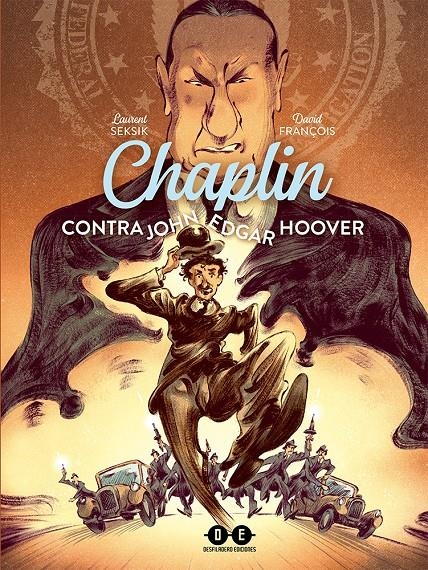 CHAPLIN: CONTRA JOHN EDGAR HOOVER [CARTONE] | SEKSIK, LAURENT / FRANÇOIS, DAVID | Akira Comics  - libreria donde comprar comics, juegos y libros online