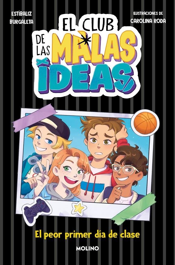 CLUB DE LAS MALAS IDEAS, EL Nº01: EL PEOR PRIMER DIA DE CLASE [CARTONE] | BURGALETA, ESTIBALIZ / RODA, CAROLINA | Akira Comics  - libreria donde comprar comics, juegos y libros online