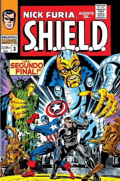 BIBLIOTECA MARVEL: NICK FURIA, AGENTE SHIELD Nº03 (1967 / 154-163 USA) [RUSTICA] | Akira Comics  - libreria donde comprar comics, juegos y libros online