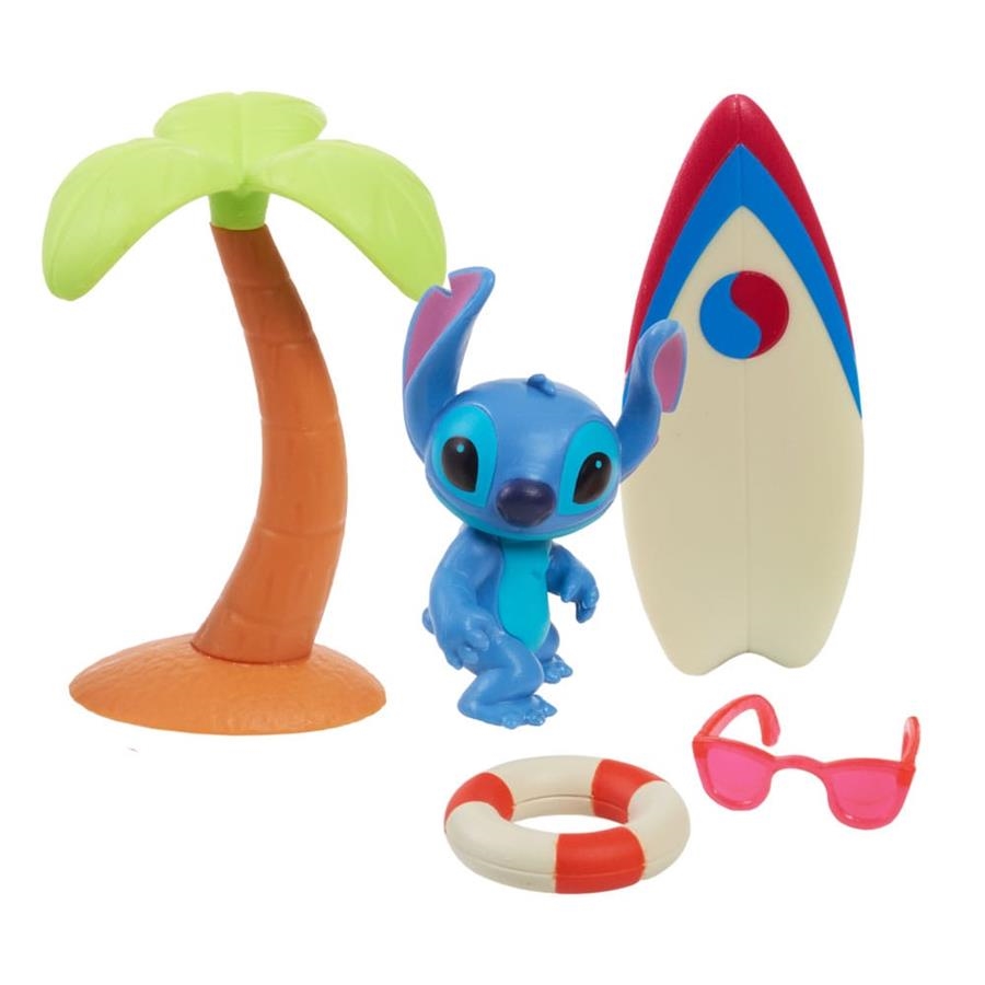 LILO & STITCH: CONJUNTO DE JUEGO HANG TEN STITCH 7 CM [BLISTER] | Akira Comics  - libreria donde comprar comics, juegos y libros online