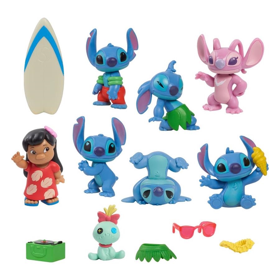 LILO & STITCH: PACK DE 8 MINIFIGURAS STITCH DELUXE SET 7 CM [CAJA] | Akira Comics  - libreria donde comprar comics, juegos y libros online