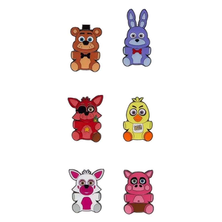 FIVE NIGHTS AT FREDDY'S: CHAPAS ESMALTADAS BLIND CHARACTER (LOUNGEFLY) [CAJA SORPRESA) | Akira Comics  - libreria donde comprar comics, juegos y libros online