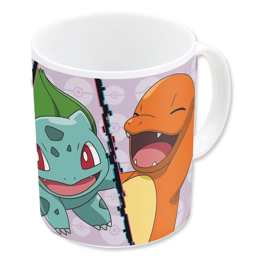 POKEMON: TAZA CHARMANDER, BULBASAUR, SQUIRTLE, PIKACHU 320 ML (CERAMICA) [CAJA] | Akira Comics  - libreria donde comprar comics, juegos y libros online