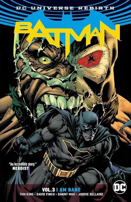 BATMAN VOL.3: I AM BANE (EN INGLES) [RUSTICA] | Akira Comics  - libreria donde comprar comics, juegos y libros online