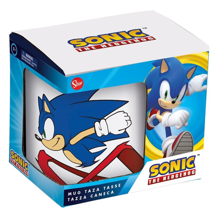 SONIC THE HEDGEHOG: TAZA SONIC ROLLING 325 ML (CERAMICA) [CAJA] | Akira Comics  - libreria donde comprar comics, juegos y libros online