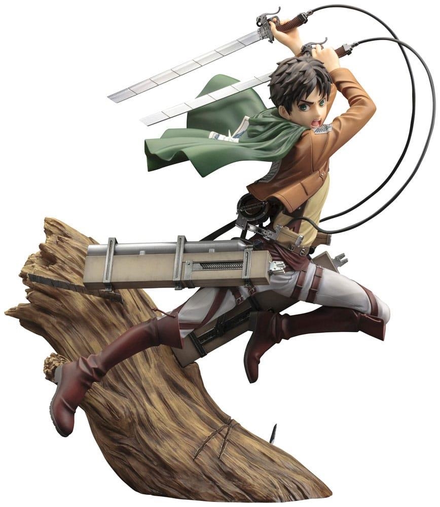 ATTACK ON TITAN: ESTATUA EREN YEAGER RENEWAL PACKAGE VER. ARTFXJ 1/8  26 CM PVC [CAJA] | Akira Comics  - libreria donde comprar comics, juegos y libros online