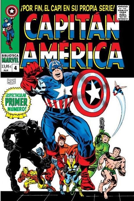 BIBLIOTECA MARVEL: CAPITAN AMERICA Nº04 (1967-68 / 92-99 USA) [RUSTICA] | Akira Comics  - libreria donde comprar comics, juegos y libros online