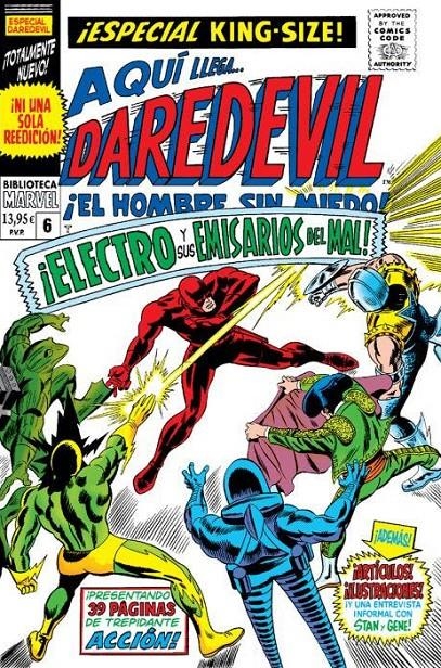 BIBLIOTECA MARVEL: DAREDEVIL Nº06 (1967 / 31-34 USA) [RUSTICA] | Akira Comics  - libreria donde comprar comics, juegos y libros online