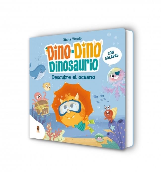 DINO-DINO DINOSAURIO DESCUBRE EL OCEANO [CARTONE] | VICEDO, DIANA | Akira Comics  - libreria donde comprar comics, juegos y libros online