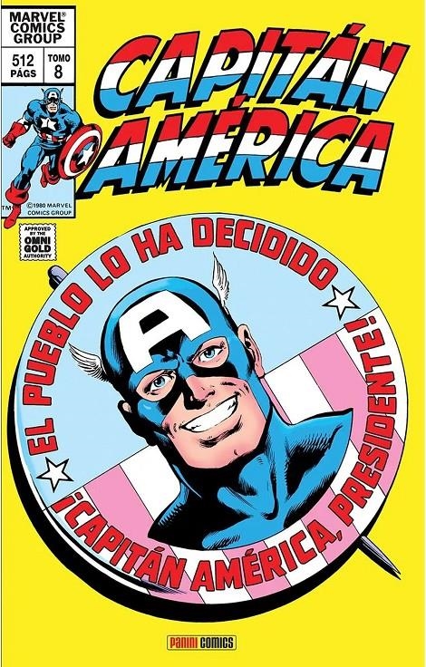 CAPITAN AMERICA MARVEL GOLD VOLUMEN 8 (247-266 USA) EL CAPI, PRESIDENTE [CARTONE] | Akira Comics  - libreria donde comprar comics, juegos y libros online