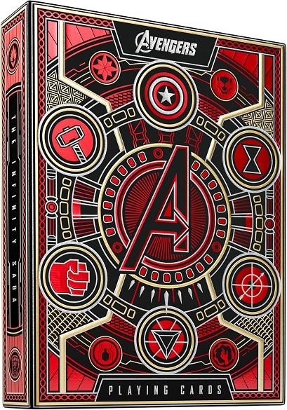 BARAJA NAIPES BICYCLE: AVENGERS THE INFINITY SAGA RED VERSION [CAJA] | Akira Comics  - libreria donde comprar comics, juegos y libros online