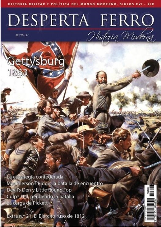 DESPERTA FERRO HISTORIA MODERNA Nº20: GETTYSBURG 1863 (REVISTA) | Akira Comics  - libreria donde comprar comics, juegos y libros online