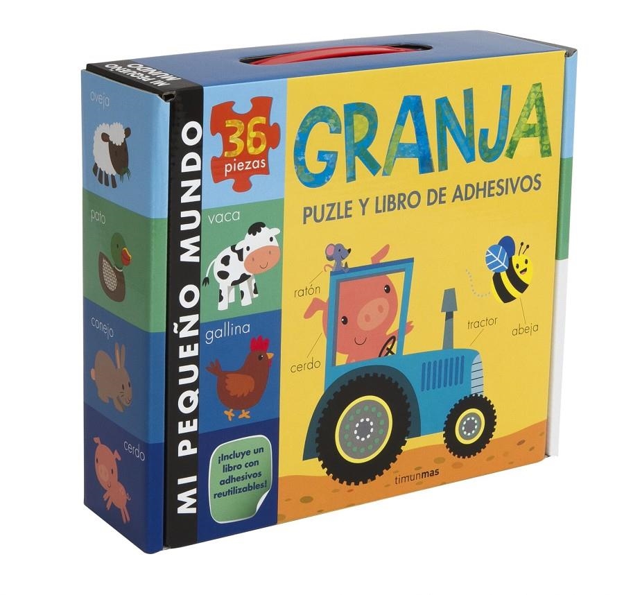 GRANJA: PUZLE Y LIBRO DE ADHESIVOS [CAJA] | Akira Comics  - libreria donde comprar comics, juegos y libros online