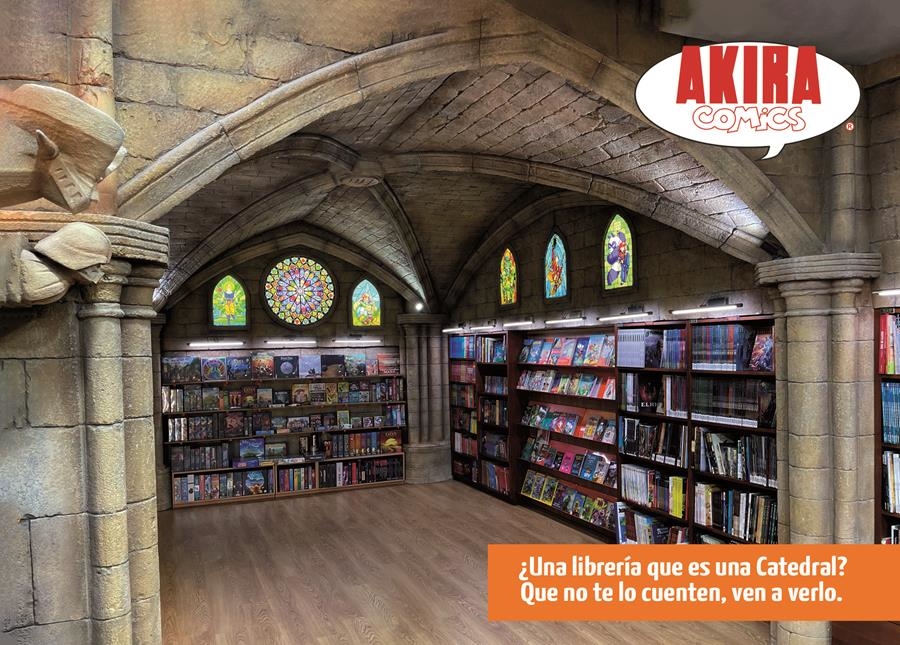 POSTALES AKIRA COMICS MODELO 04: LA CATEDRAL DEL COMIC (TAMAÑO A6) | Akira Comics  - libreria donde comprar comics, juegos y libros online