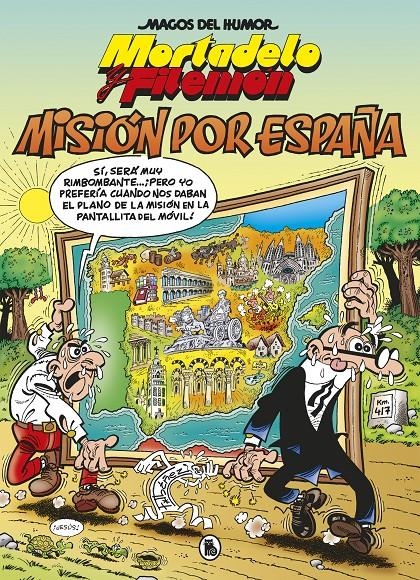 MAGOS DEL HUMOR Nº208: MORTADELO Y FILEMON MISION POR ESPAÑA [CARTONE] | IBAÑEZ, FRANCISCO | Akira Comics  - libreria donde comprar comics, juegos y libros online