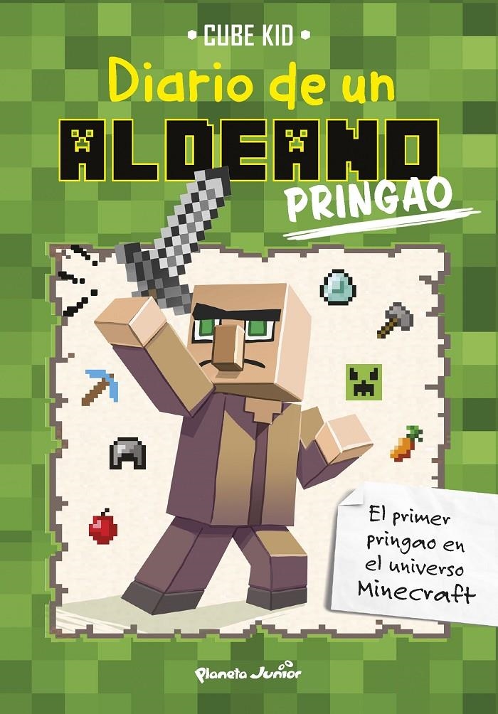 MINECRAFT: DIARIO DE UN ALDEANO PRINGAO Nº01 [CARTONE] | CUBE KID | Akira Comics  - libreria donde comprar comics, juegos y libros online