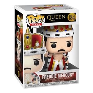 POP! ROCKS QUEEN Nº184: FREDDIE MERCURY KING [CAJA DAÑADA] | Akira Comics  - libreria donde comprar comics, juegos y libros online